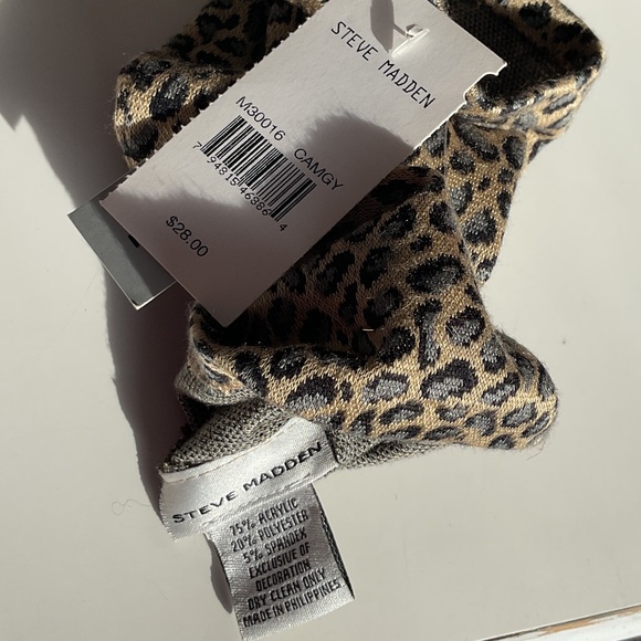 Steve Madden Long Animal Print Gloves. NWT - Picture 6 of 9